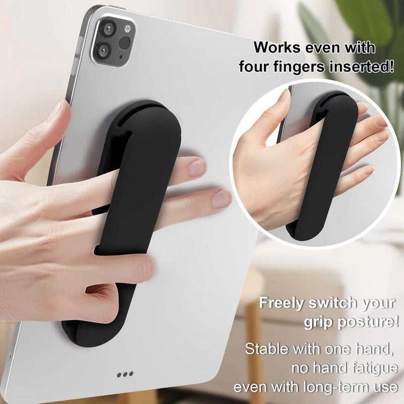 Tablet PC single-handed handheld device with silicone wrist strap, e-reader wrist strap, anti-slip wrist rest - Image 5