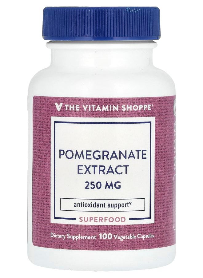 Pomegranate Extract 250 mg 100 Vegetable Capsules - pzsku/Z7771D149143820086600Z/45/_/1730818972/a40a5228-9a72-4b5a-8915-255171ce9688