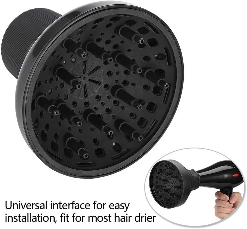 klarako Hairdryer Diffuser, Hair Blower Diffuser Cover, Accessory For Curly For Or Wavy Hair Styling - Image 3