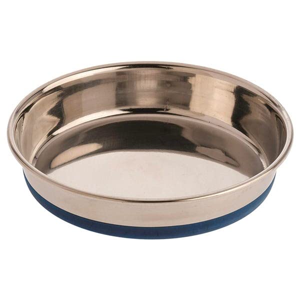 Durapet Non-Skid Stainless Steel Food & Water Bowl – Rust-Resistant Durable Pet Feeding Bowl with Anti-Slip Base, Hygienic & Easy to Clean, Dishwasher Safe, 250ml - Image 1