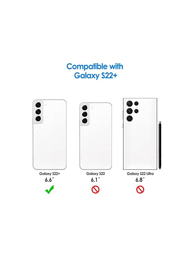 Jetech Slim Fit Case for Samsung Galaxy S22+ / S22 Plus 5G 6.6-Inch, Thin Phone Cover with Shock-Absorption and Carbon Fiber Design (Black) - Image 3