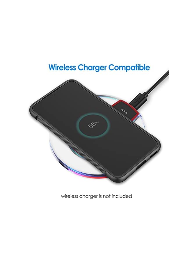 Jetech Slim Fit Case for Samsung Galaxy S22+ / S22 Plus 5G 6.6-Inch, Thin Phone Cover with Shock-Absorption and Carbon Fiber Design (Black) - Image 5