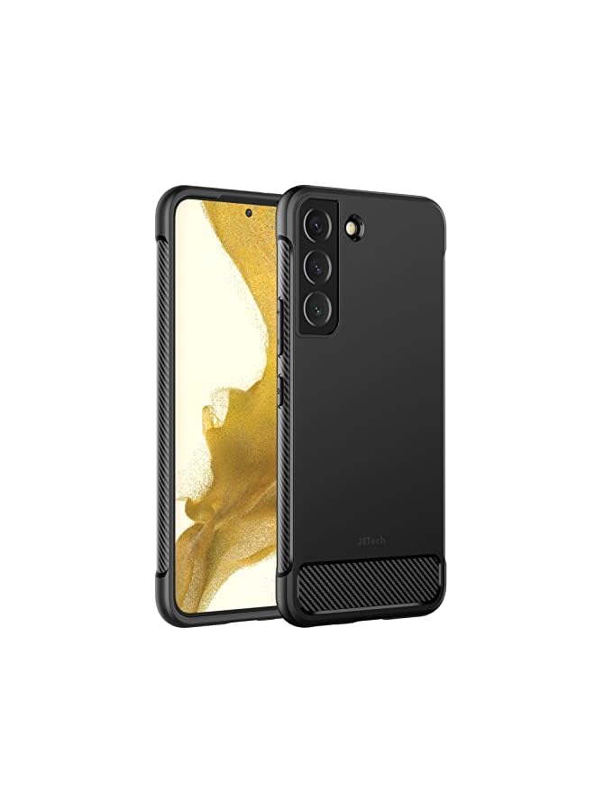 Jetech Slim Fit Case for Samsung Galaxy S22+ / S22 Plus 5G 6.6-Inch, Thin Phone Cover with Shock-Absorption and Carbon Fiber Design (Black) - Image 2