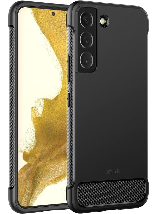 Jetech Slim Fit Case for Samsung Galaxy S22+ / S22 Plus 5G 6.6-Inch, Thin Phone Cover with Shock-Absorption and Carbon Fiber Design (Black) - Image 1