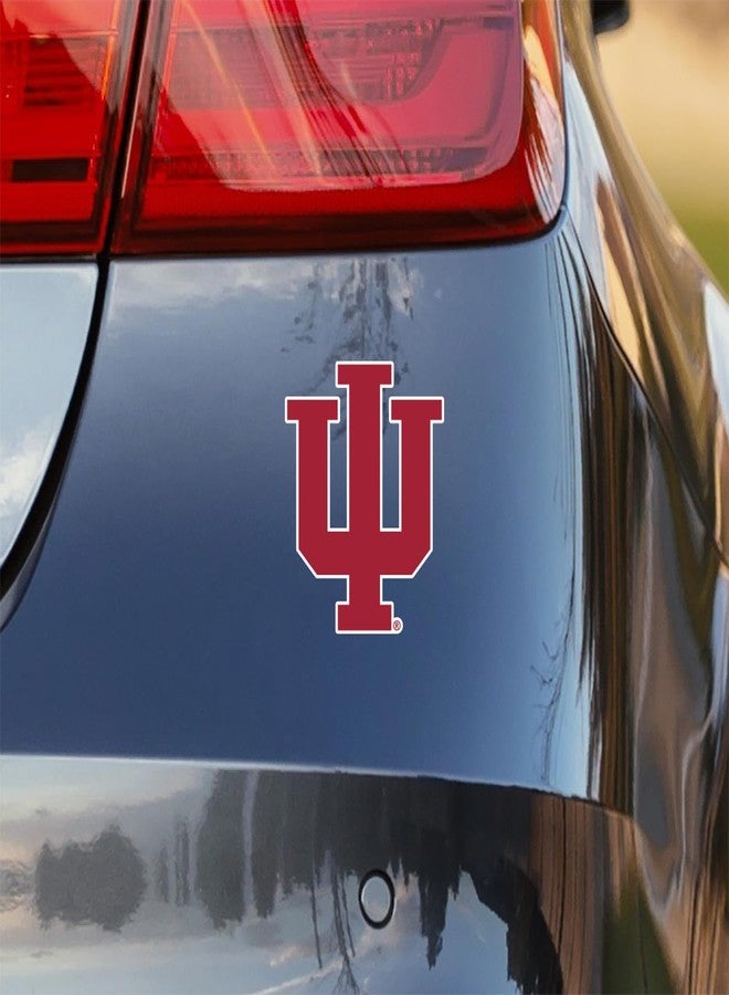 Nudge Printing Indiana University Hoosiers Classic Crimson Red IU Trident Weatherproof Vinyl Sticker Car Decal from Nudge Printing - Image 2
