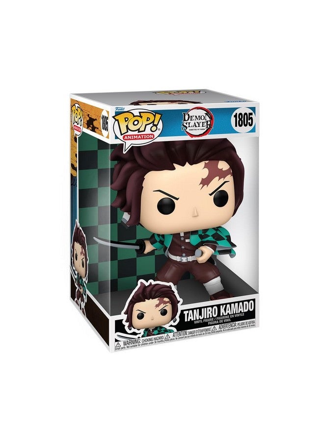 Funko Pop Jumbo: Demon Slayer - Tanjiro Kamado - Collectable Vinyl Figure - Gift Idea - Official Merchandise - Toys for Kids & Adults - Anime Fans - Model Figure for Collectors and Display - Image 1