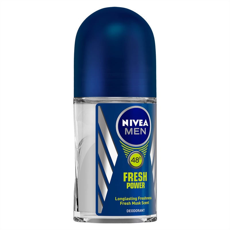 Nivea Fresh Power Deodorant Roll On for Men50 ml Pack of 3 - Image 2