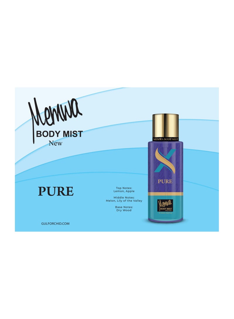 Memwa Pure Body Mist 250ml - Image 2