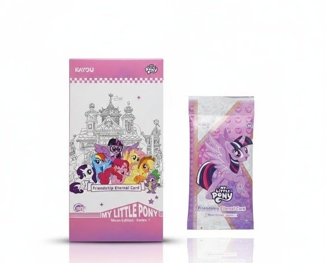Kayou Hasbro My Little Pony Moon Edition 05 Pack 25 cards inside  - Friendship S1 English Booster Pack – Collectible Trading Cards - Image 2