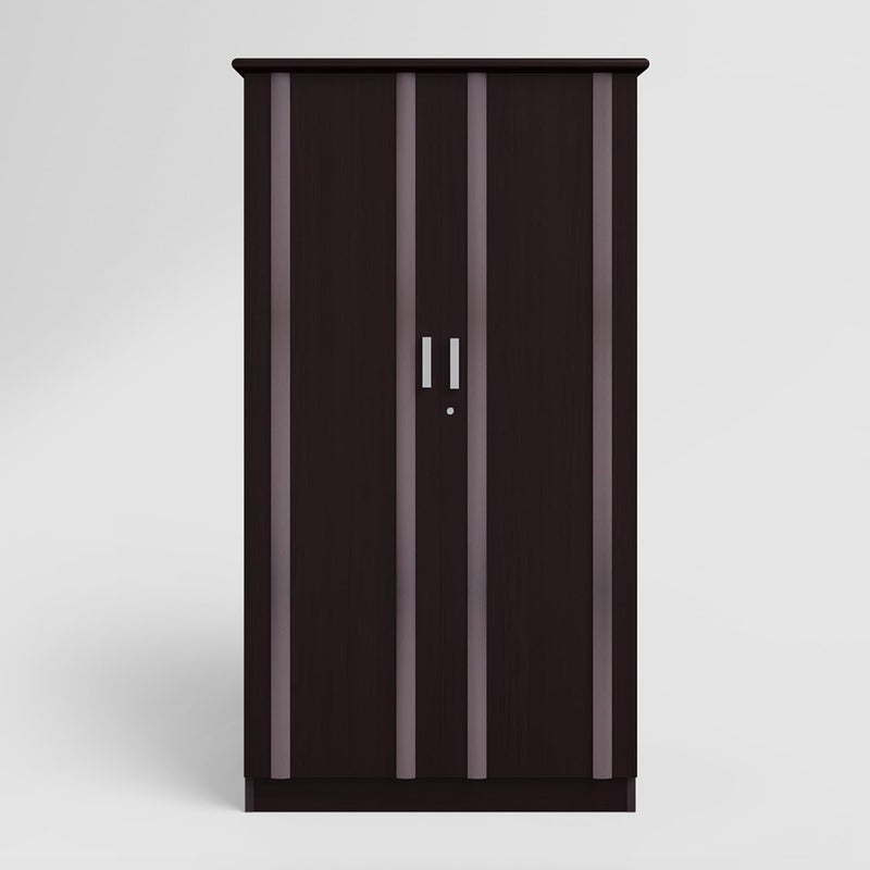 GODREJ INTERIO GODREJ INTERIO Zurina 2Door Wooden Wardrobe Wenge 5 Shelves 1 Drawer 1 Year Warranty  - Image 3