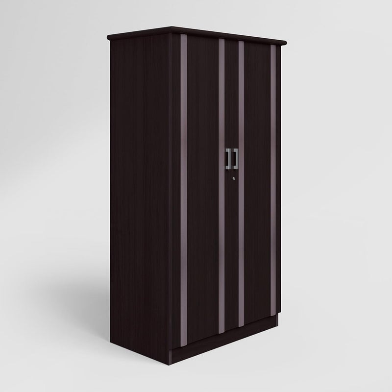 GODREJ INTERIO GODREJ INTERIO Zurina 2Door Wooden Wardrobe Wenge 5 Shelves 1 Drawer 1 Year Warranty  - Image 4