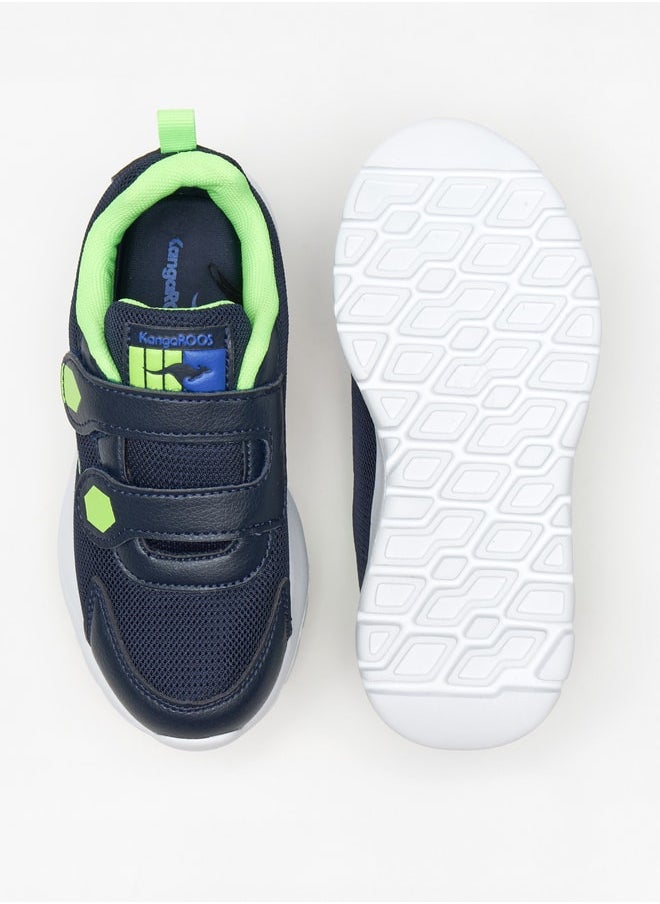 kangaROOS - Boys' Textured Sports Shoes with Hook and Loop Closure - Image 1
