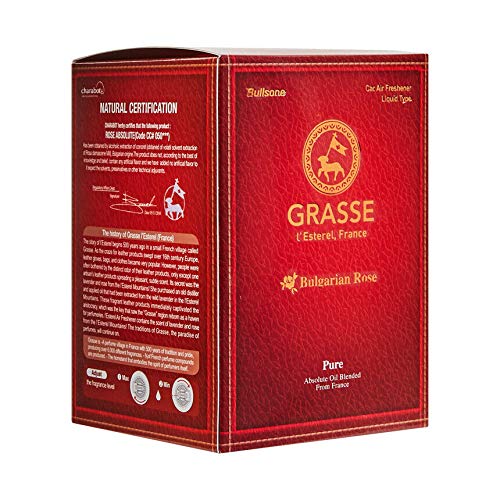 Bullsone بولسوان غراس ليستيريل، معطرات هواء طبيعية للسيارات، عطر فاخر للسيارة - ورد بلغاري - Image 3