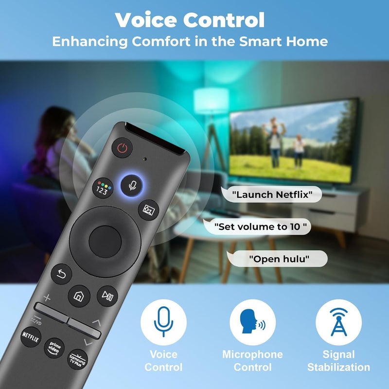 LOMCA BN59-01330A Voice Remote for Samsung Smart TV Replacement Remote for Samsung TV QN55LST7TAFXZA QN43LS03TAFXZA QN65LS03TAFXZA QN65LS03RAF QN43LS03RAF QN55LS03RAF QN75LST7TAFXZA QN55LS03TAFXZA - Image 3