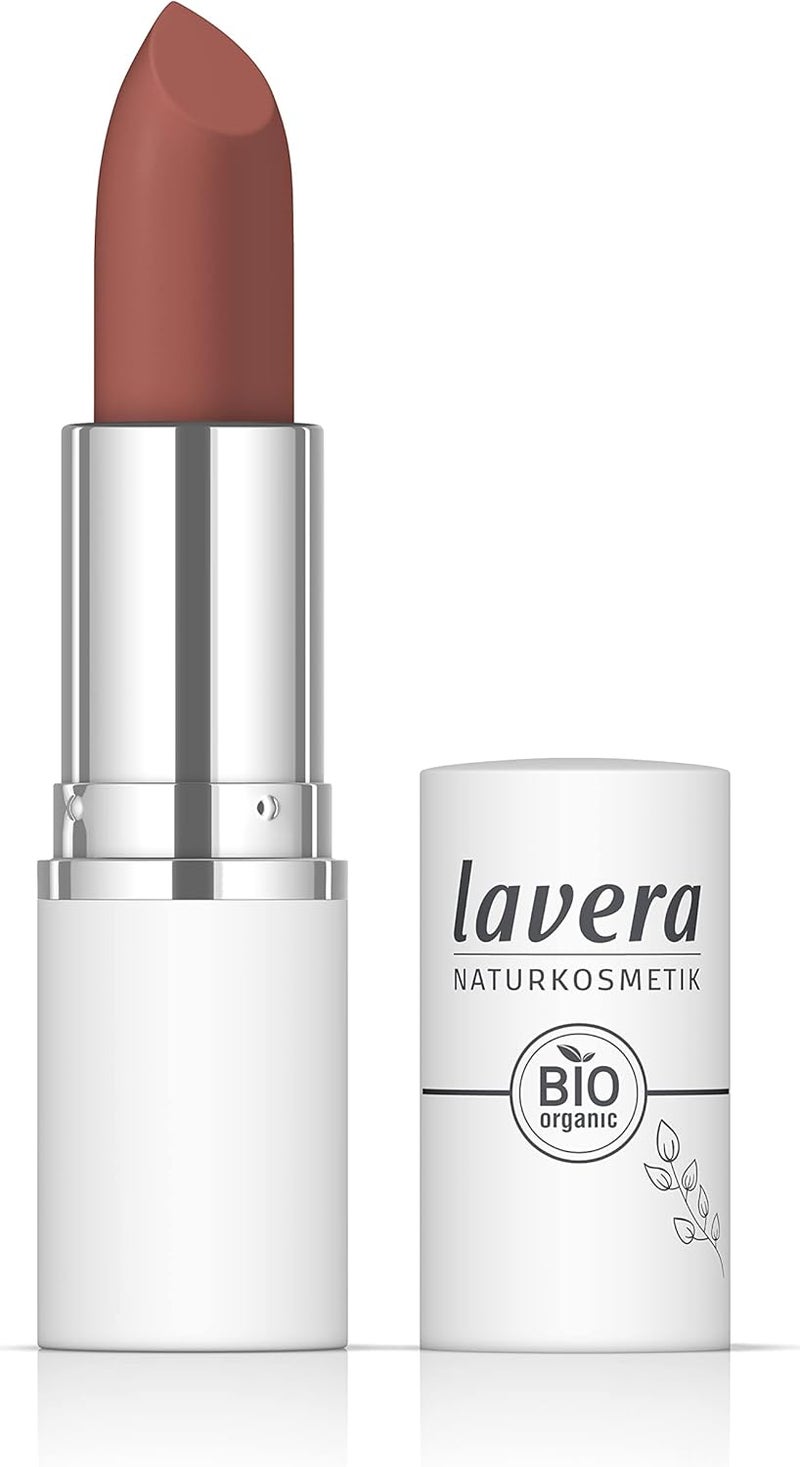 lavera Comfort Matt Lipstick Cayenne 01 Intense colour Matt finish Comfortable feel Up to 6 hours hold Vegan Natural cosmetics 1x 182 g