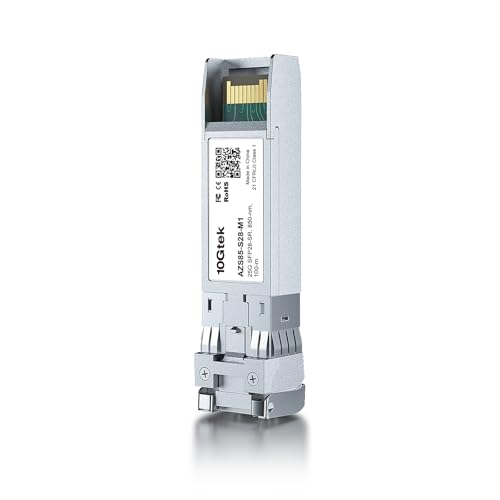10Gtek 25G SFP28 SFP+ SR Transceiver, 25GBase-SR Duplex LC MMF Optical Module for Cisco SFP-25G-SR-S, 850nm, DDM, up to 100m - Image 4