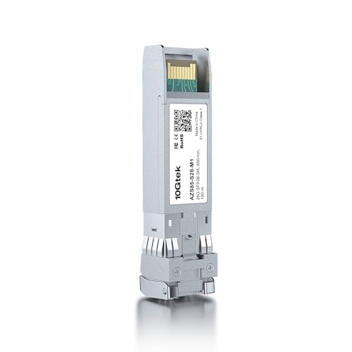 10Gtek 25G SFP28 SFP+ SR Transceiver, 25GBase-SR Duplex LC MMF Optical Module for Cisco SFP-25G-SR-S, 850nm, DDM, up to 100m - Image 5