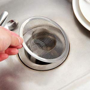 JAI BALAJI Stainless Steel Sink Strainer Kitchen Filter Stopper Drainer (12cm) - Image 4