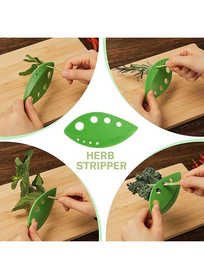 Arabest Herb Scissors Set, Multipurpose Kitchen Scissor 5 Blade Herb Shears Cutter with Safety Cover and Cleaning Comb, Sharp Kitchen Shear Scissors for Chopping Basil Chive Parsley Cilantro Vegetables  - Image 4