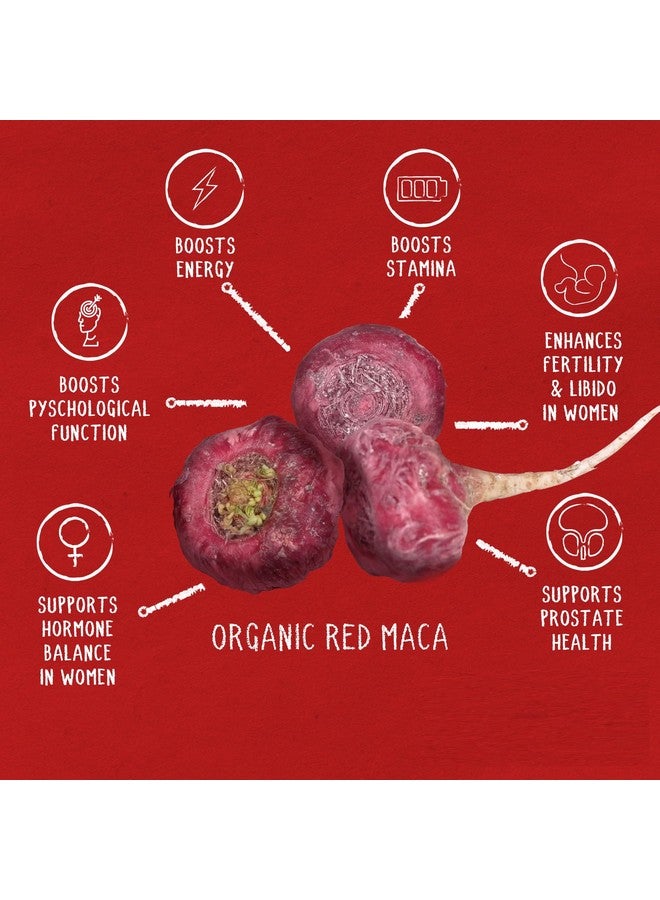 Heilen Biopharm Premium Peruvian Red Maca Root Capsules For Health Improvement - 500 mg x 180 Per Bottle I Pack of 1  - Image 4