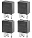 AOCISKA 4 Packs 30A Starter Relay4 Pin 12VMultiPurpose Automotive RelayAutomotive Replacement Accessories for Car Motor4Pin - Image 2