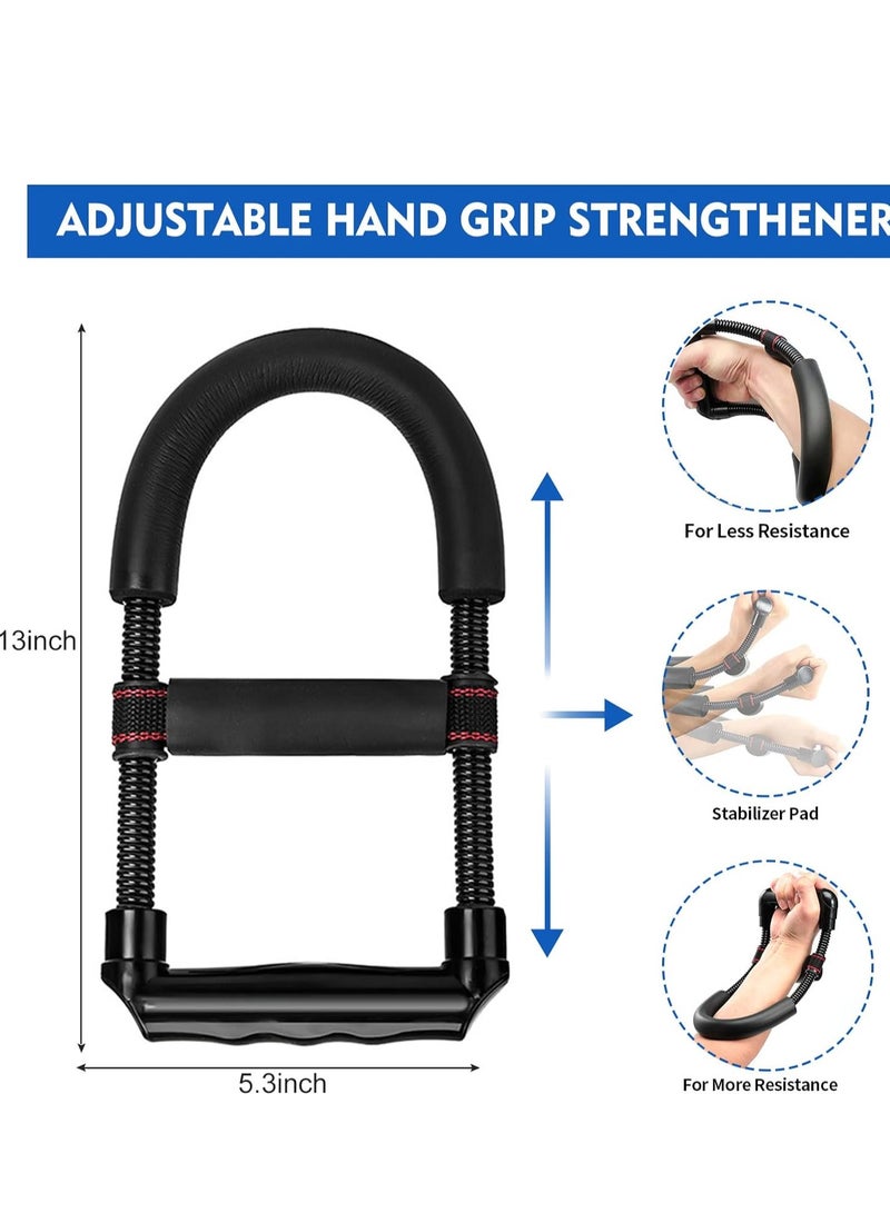 Hand Grip Strengthener Kit (7 Pack), Adjustable Grip Strength Trainer, Forearm Workout Trainer, Finger & Hand Strength Exerciser for Muscle Building & Grip Strength Recovery - Image 4
