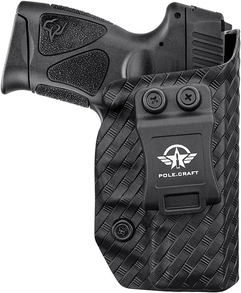 POLE.CRAFT Taurus G3C G2C Holster IWB Kydex Holster Taurus G3C / G2C / G2S / PT111 / PT140 9mm/.40- Inside Waistband Concealed Carry - Image 1
