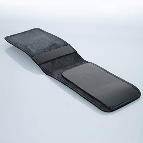 ASR Federal Minimalist 3x5 Leather Memo Pad Cover Notepad Holder Police Gear, Smooth Black - Image 4