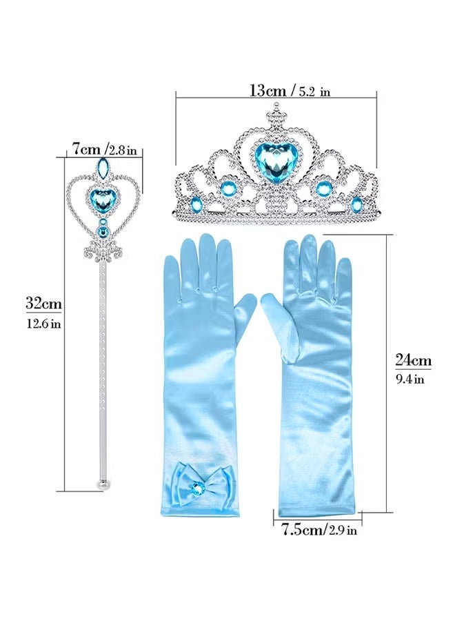 Yosbabe Luxury 5-piece costume accessory set for Princess Elsa, Belle, and Sofia - Image 1