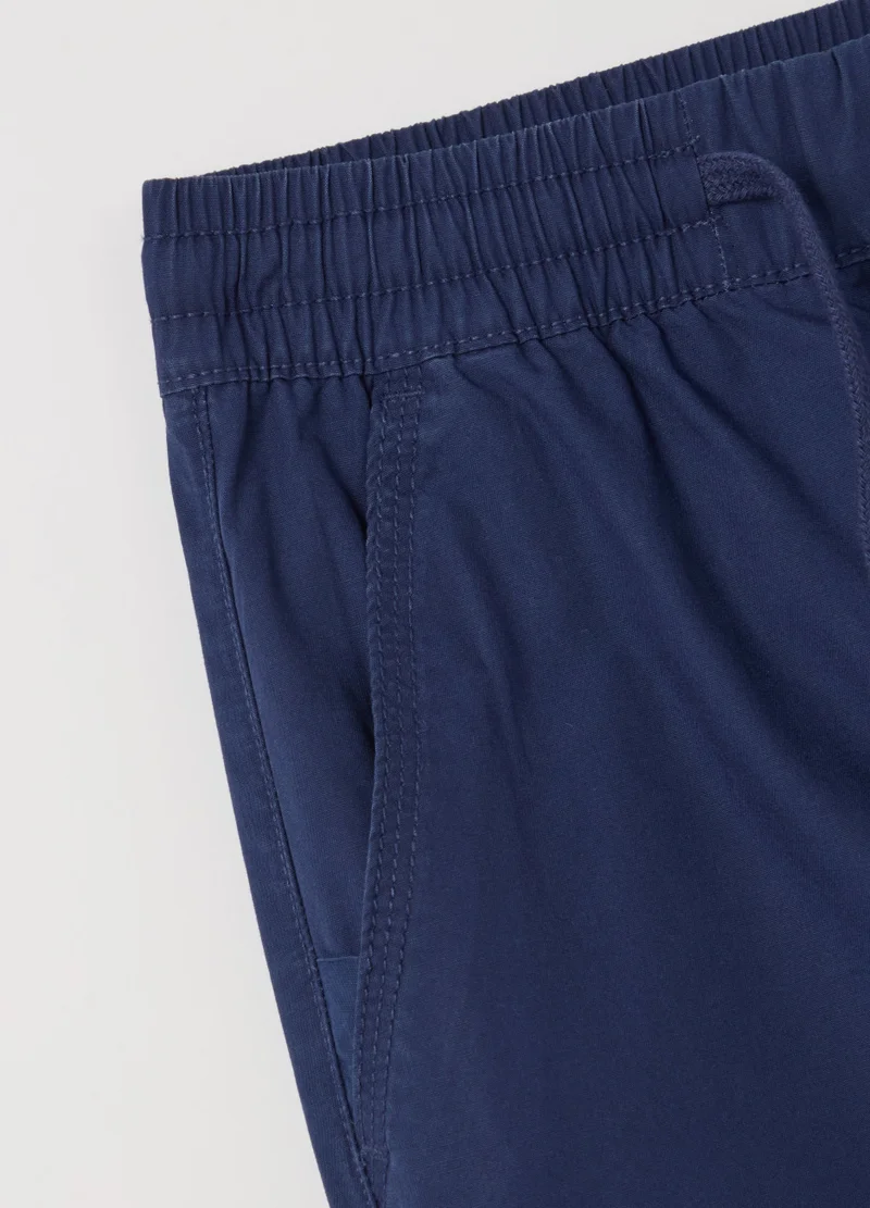 Ovs Poplin Joggers With Drawstring