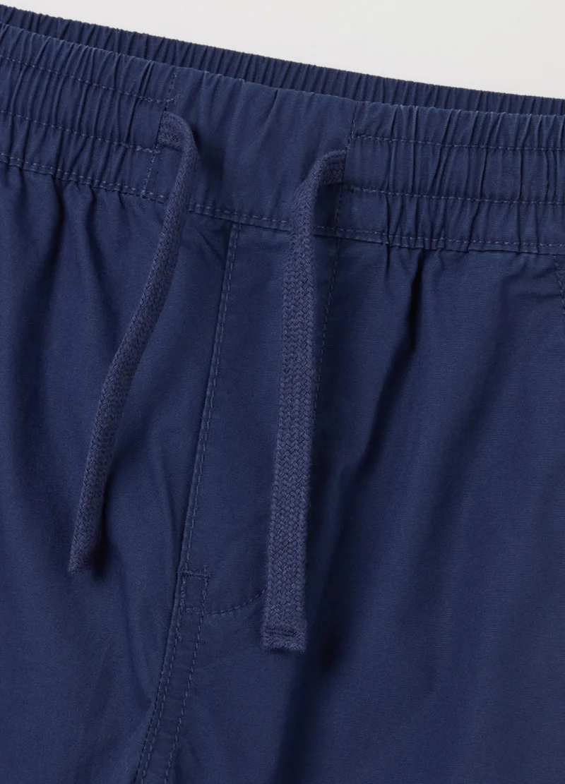 Ovs Poplin Joggers With Drawstring