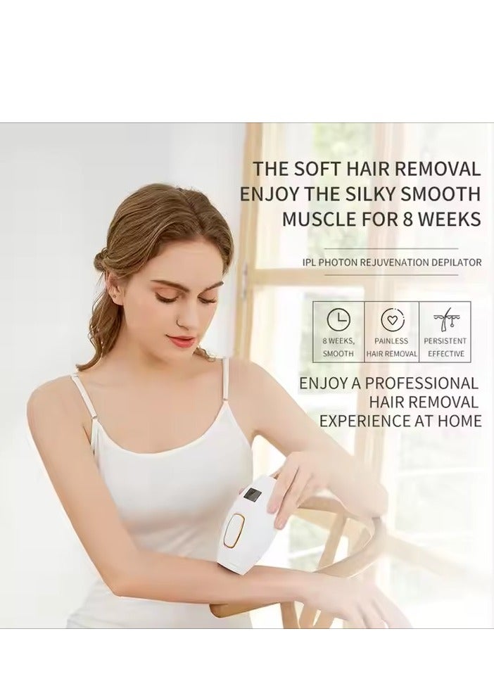 DUNISO IPL Hair Removal for Women and Men Permanent Hair Removal 999,999 Flashes Painless Hair Remover on Armpits Back Legs Arms Face Bikini Line, Corded - Image 4
