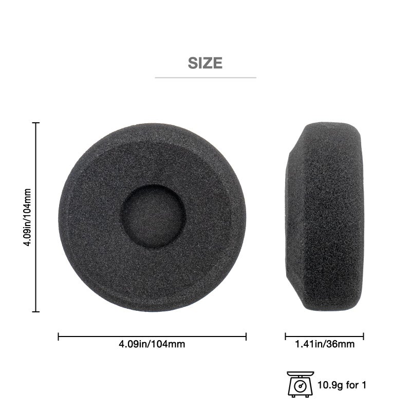 Voarmaks Great Size Over Ear Pads Compatible with Koss Portapro Porta Pro Ksc75 Kph40 Kph30i Headphone Headset Earpad Sponge Cushion Replacement Foam Pad Covers (Great Over Ear Pads) - Image 2