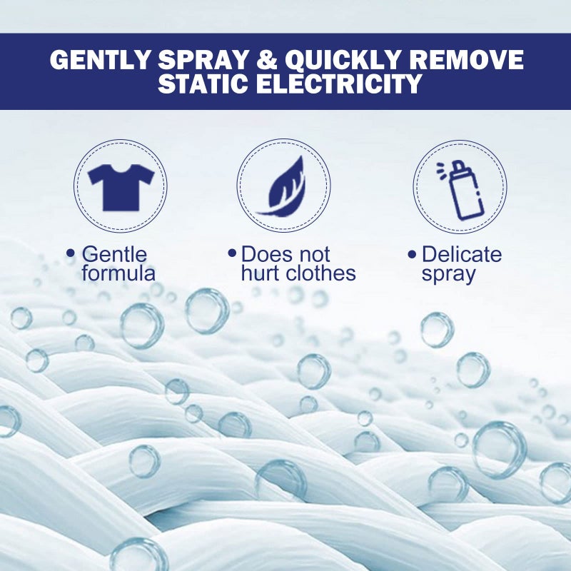 Eforcase Anti Static Spray - Antistatic Spray Household Antistatic Spray for Clothes Furniture & Car, Controls Pet Hair 100ML - Image 5