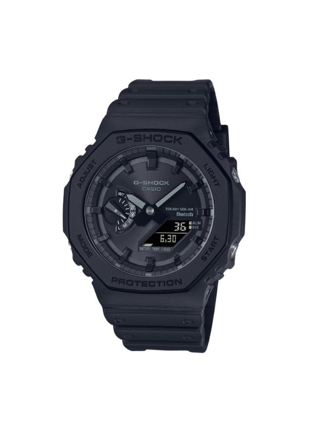 Casio G SHOCK GA B2100 1A1DR Tough Solar Bluetooth Analog Digital Watch Carbon Core Guard 200m Water Resistant All Black - Image 1