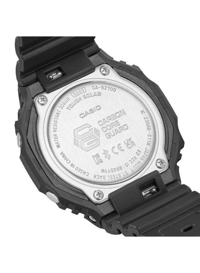 Casio G SHOCK GA B2100 1A1DR Tough Solar Bluetooth Analog Digital Watch Carbon Core Guard 200m Water Resistant All Black - Image 5