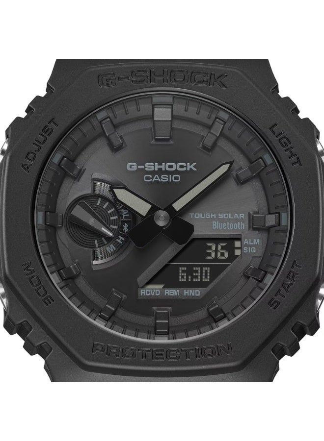 Casio G SHOCK GA B2100 1A1DR Tough Solar Bluetooth Analog Digital Watch Carbon Core Guard 200m Water Resistant All Black - Image 3