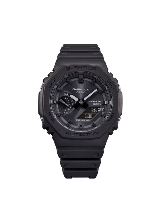 Casio G SHOCK GA B2100 1A1DR Tough Solar Bluetooth Analog Digital Watch Carbon Core Guard 200m Water Resistant All Black - Image 2