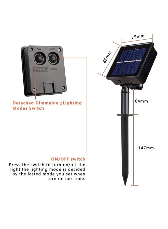 YWXLight 100-LED Solar Outdoor String Light Multicolour 17x16x4cm - Image 4