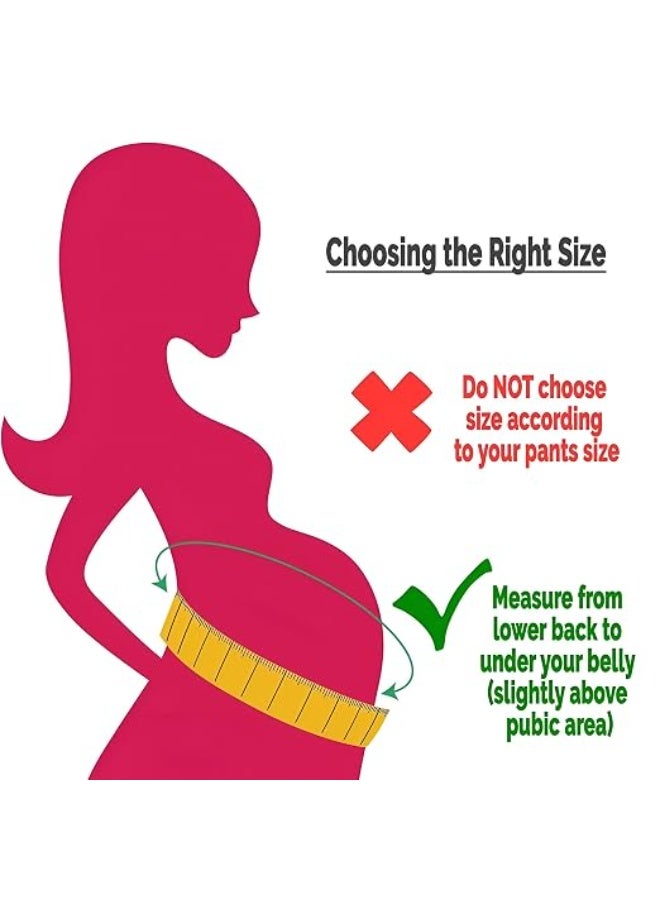 Maternity Abdominal Support Belt Adjustable Pregnancy Belly Band for Lower Back and Abdomen Comfort with Flexible Fit Design - Image 2
