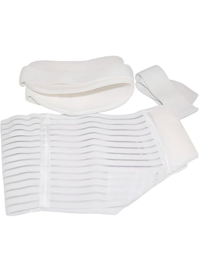 Maternity Abdominal Support Belt Adjustable Pregnancy Belly Band for Lower Back and Abdomen Comfort with Flexible Fit Design - Image 4