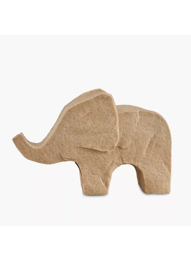 هوم بوكس قطعة فيل من الترافرتين من وايتون - 23.5 × 8.5 × 15 سم - Image 1
