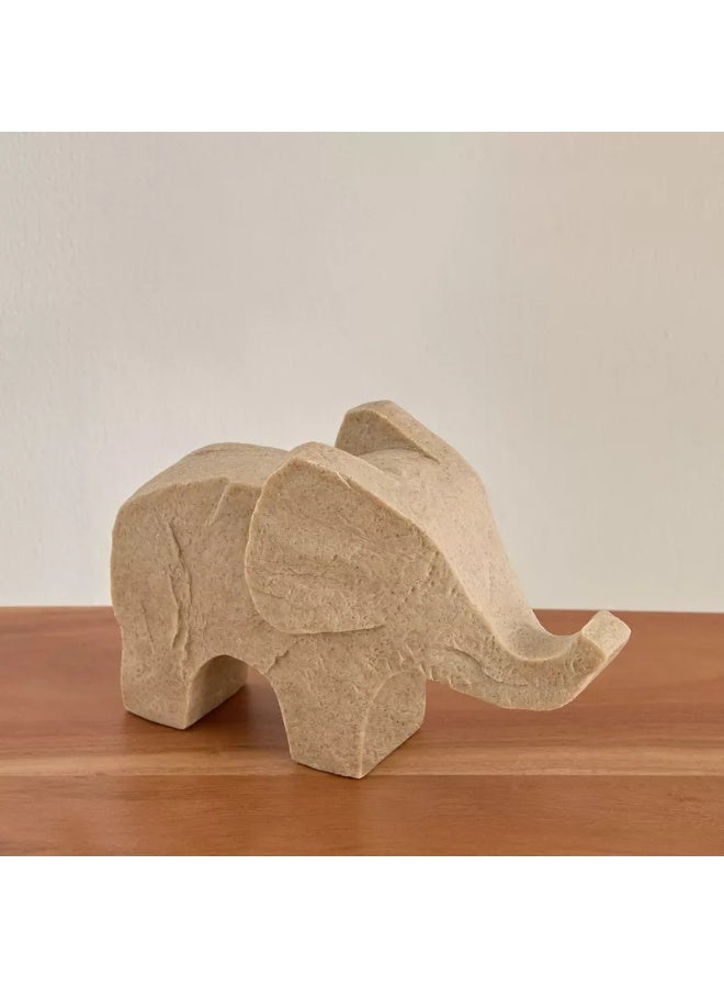 هوم بوكس قطعة فيل من الترافرتين من وايتون - 23.5 × 8.5 × 15 سم - Image 5