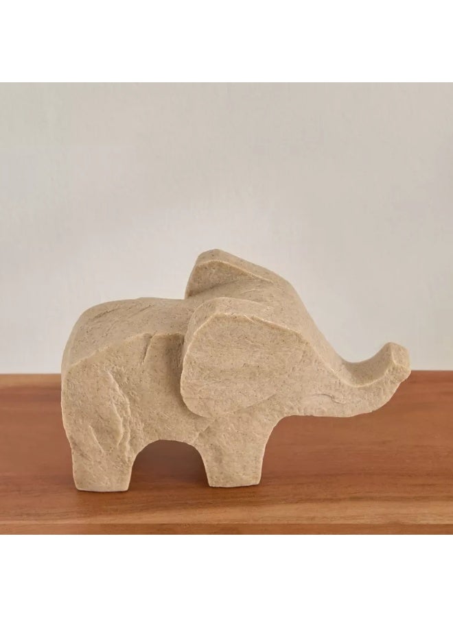 هوم بوكس قطعة فيل من الترافرتين من وايتون - 23.5 × 8.5 × 15 سم - Image 4