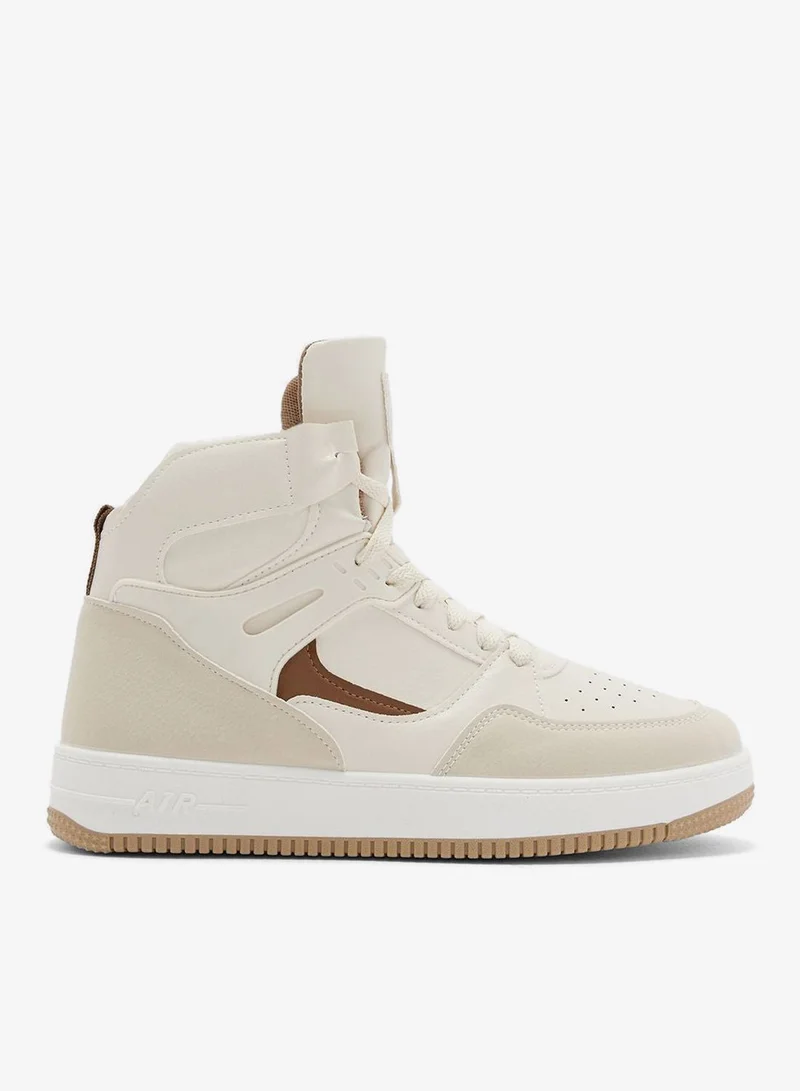 جينجر سنيكرز عالي برباط سميك