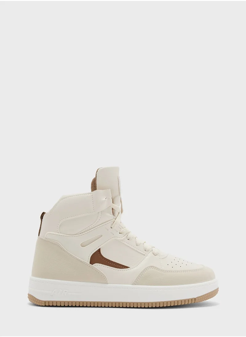 Ginger Chunky Lace Up High Top Sneaker