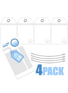 Cruise On Princess Cruise Luggage Tag Holder by Cruise On [4 Pack] Fits All Princess Ships & Tags, Cruise Essentials 2025 & 2026 - Clear Luggage Tags  - Image 4