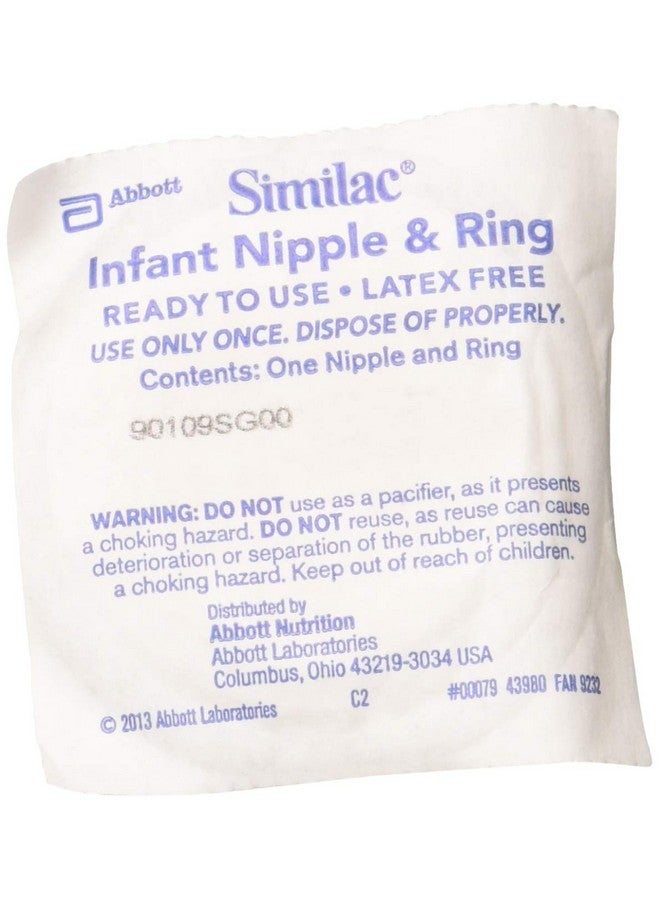 Abbott Nutrition Similac Component Nipple System Infant Nipple and Ring R, L00079 - Image 2