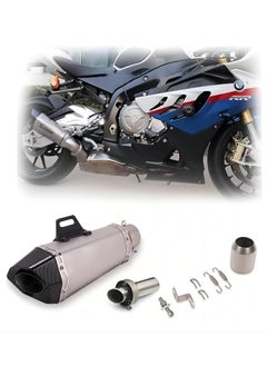Motorcycle Sports Exhaust Pipe Carbon Fiber Universal
