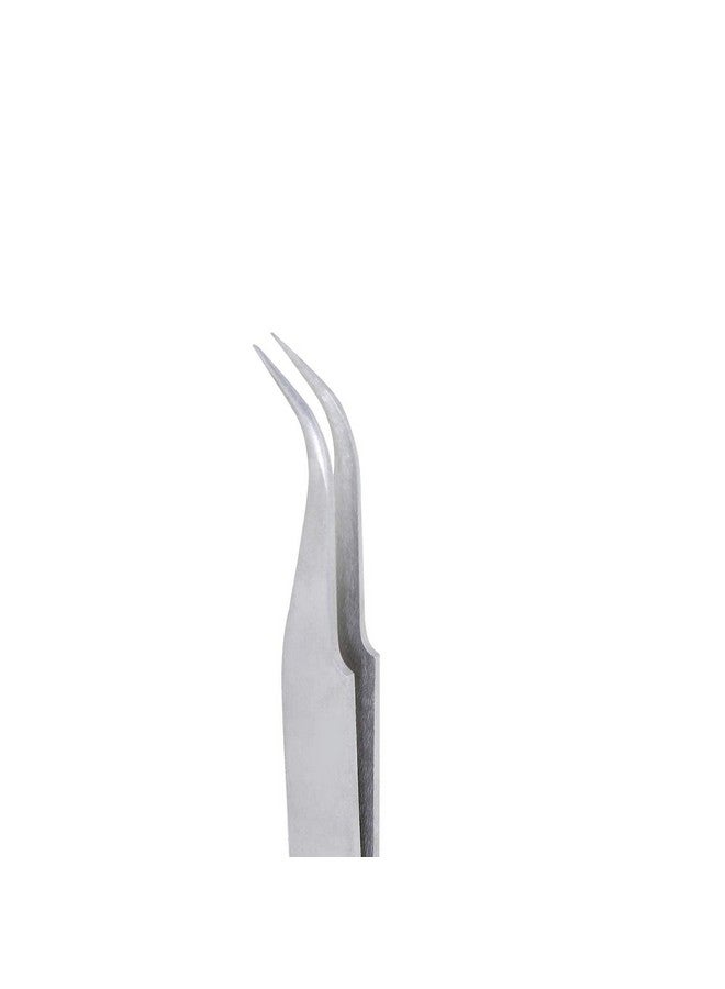 TECHDELIVERS¬Æ Stainless Steel 7A Number Stainless Steel Curved Non-Magnetic Precision Tweezer with Very-Fine Point Bent Tip | Electronic Assembly Tool or False Eye Lashes, Nail Art- Manicure 1 Piece - Image 4